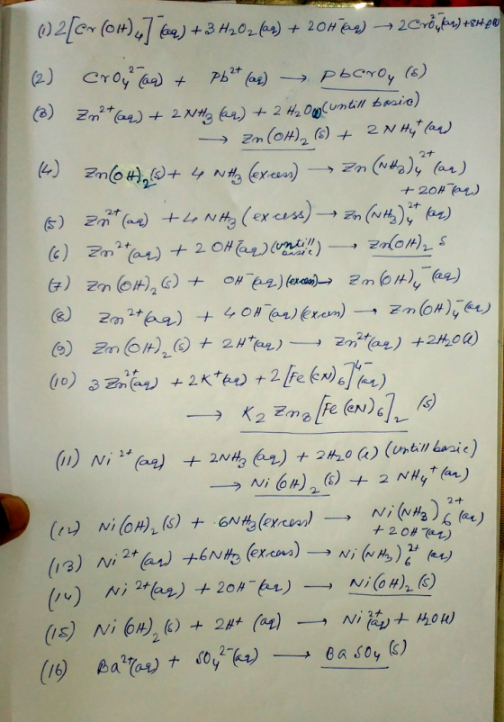 2t 2オ 군(n (o/t)9-@a.) Zm (oh)2(s) + (e) (F) ο μ一ea.) (exom)-> 2m2ナ e (eN) (n) 2千 Ni2+ (aq) +2NH3 et.) +2H20 (.) (untill bad 2