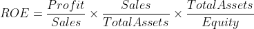 Profit Sales Sales Total AssetsEquity Total Assets