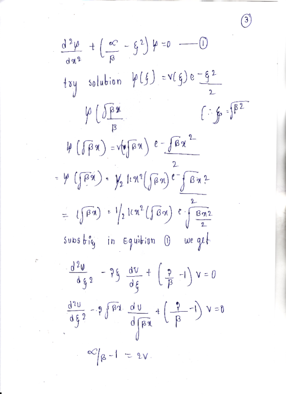 Solubion vlg)e-g2 try POF 2 e- BN2 Bn2 2 SUbs biy in Equition 0 we dV