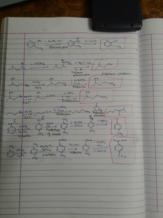 N2 I. NANO HC 2. C CN CN diazotiratin CH2 CH2 NCCHS)2.A H N CH2 3 A rtol mann eliminnti Hojmann prodaet Ph ph Ph NaN 2.HD NH2