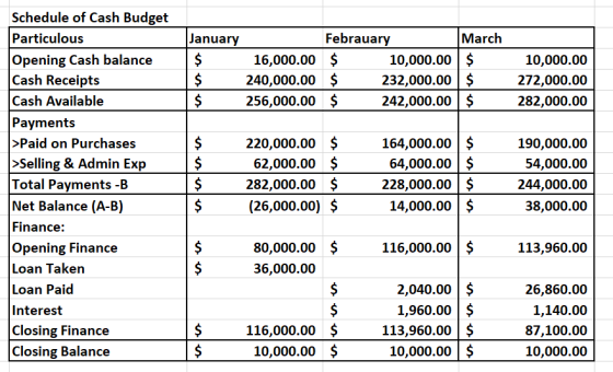 January Febrauary March 16,000.00 $ 10,000.00 $ 240,000.00 $ 232,000.00 $ 256,000.00 $ 242,000.00 $ 10,000.00 272,000.00 282,