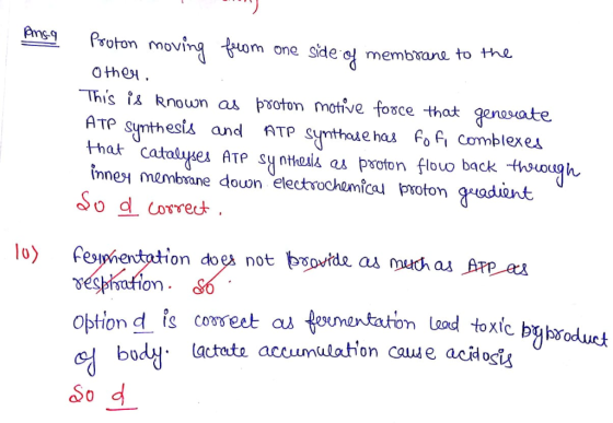 om one side o membrane to +ha othen This Rnouon a pooton motive fosce that gerasate ATP Sumthesis and ATP Syntho&e has Fo fi