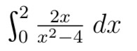 2 23 dx Jo x2-4