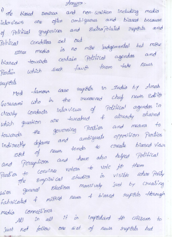 91 :- nen ansien indludir madia ombigueus and biased because Plkand Sehra lald reperds and oklias Cendias se a sna medio is n