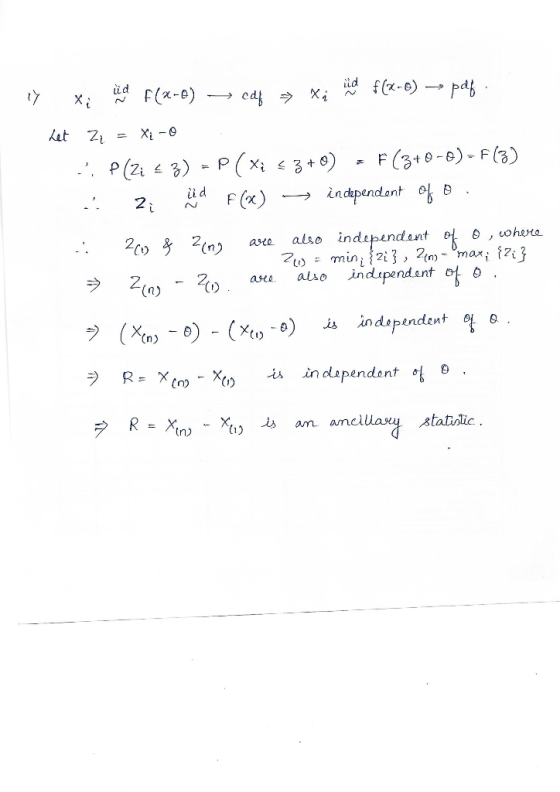 f(x-e) - pdf - üd id het Zi F (3+0-8)-F(3) - P(x: < 3+0) -. P (Zi e 3) ii d indupendent of e F (x) where also indspendent of