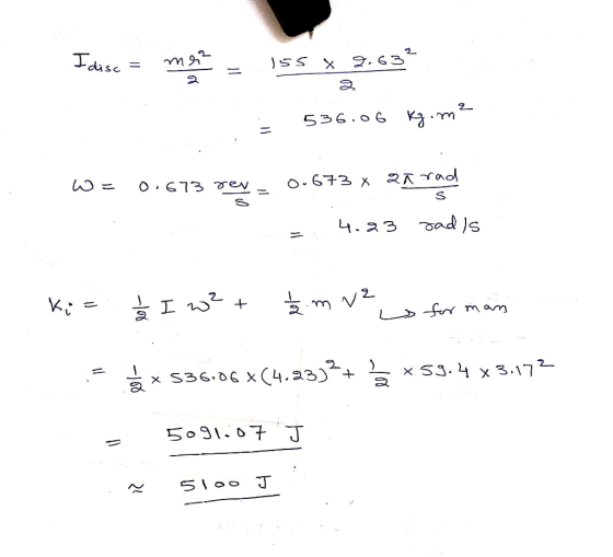 Idise = meine mer 9.63 -disc 155 x 155 x 9,69% = 536 536.06 Kg.ma ... = w = 0.673 rev= 0.673x za rad S = 4.23 gadis ki = 1 I