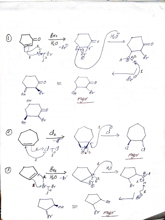 fo ау Major BY ои во 2.3 n2 H₂O -Br BY mapr