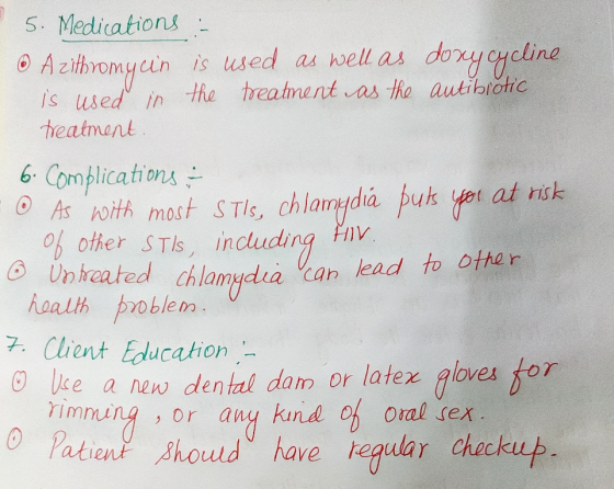5. Medications A zithromy cin is used as well as is used in the treatment as the autiblotic heatmant don yline 6 Complication