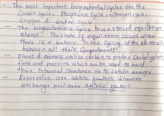 mast impactant bicgepchemical cycles ase the asbon Cycle n cycle The biageochemials Gycles have a stoteaf equllbnum aaysThe s