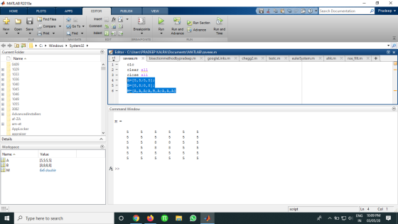 - O X Pradeep EDITOR PUBLISH VIEW do E C . Search Documentation Insert fx Comment % 92% Indent 1 - EDIT Run Section Advance B