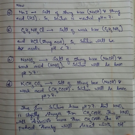NDuw bass pH 7 HNO, is