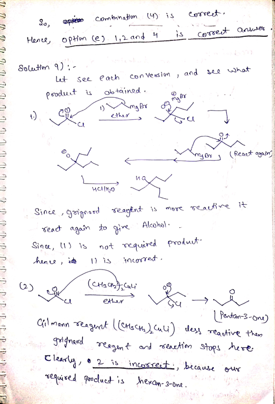do Hence, op combination option (eg. 1,2 and (4) is 4 is correct. correct answer of see what ntained. Solutim 99:- Phantom Le