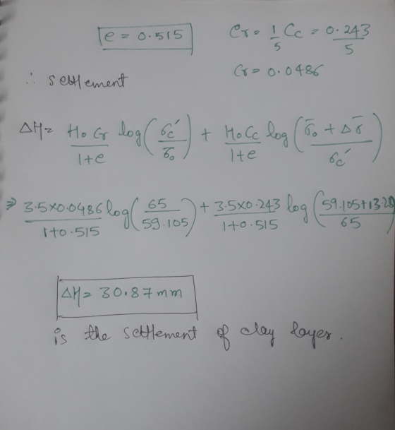 le=0.515 Cro Сс го 2 0.243 5 Cra0.0486 5 : Settlement Alfa Ho Go log ( be t Hole log (Totoo lte 6. Ite oc 3.5*0.0486 loc 1486