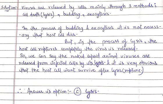 budding Solucionit Viruses are released by cells mainly through 3 methods; cell death (43815) 4 exocytosis In the process of