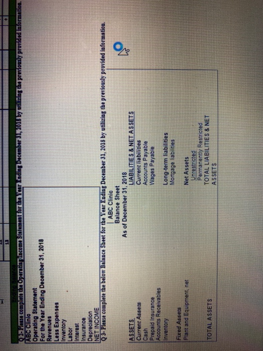 13 no 2- Please complantat operatin Lacom staromontor to your ending December 31, 2018 by utilizing the previously provided m
