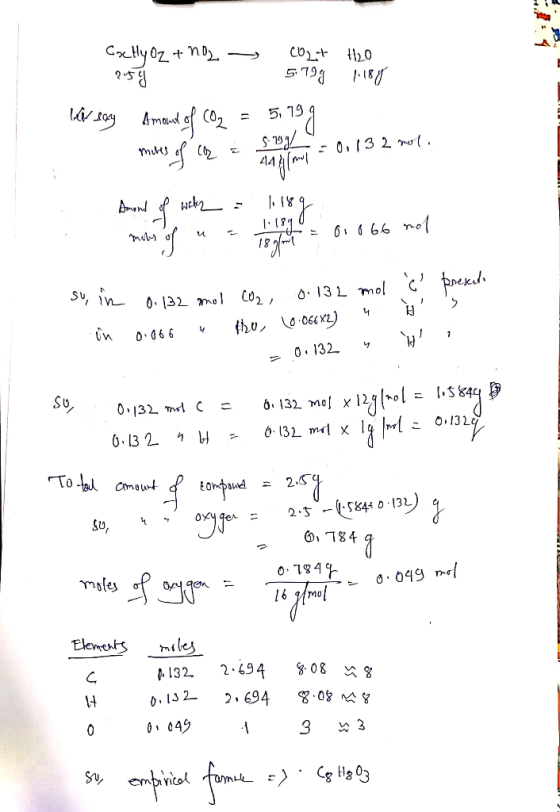 COL 0 5193 0,13 2 . Amnd ek mes 13L mol C prekd thu, 006) n 0 066 1 0. 132 O132 mdC X 131.Y O132 6132 mx To a Cme tompund 2
