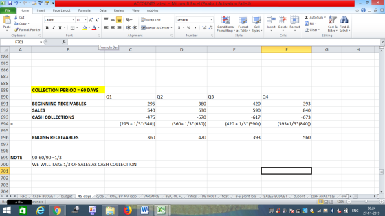 Microsoft Excel (Product Activation Failed) ACCOUNTS latest Review File Home Insert Page Layout Formulas Data View Add-Ins E