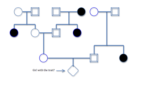 Using the pedigree below, what is the probability