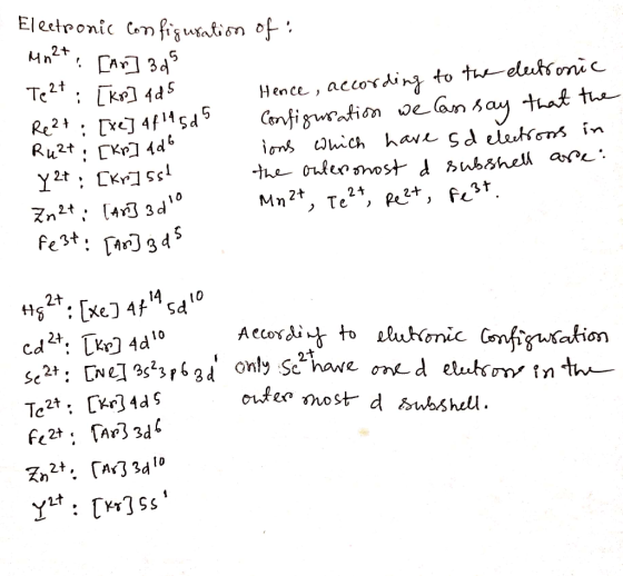 Electronic Cnfişuration of Hence, accordinz to theeluts onic Canfigwration ion ich have 5d eletsons in the onlensost anb&heli