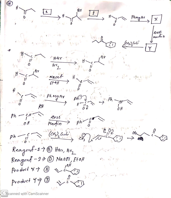 BV Dom 2 HY Ph mg Br Dess martin (113), Gil Y HBY BY u Br. B7 H Naoet H. 11 EtOH PA март PAC Ph- CH pa o 2 OH Ph CHT 1 Dess