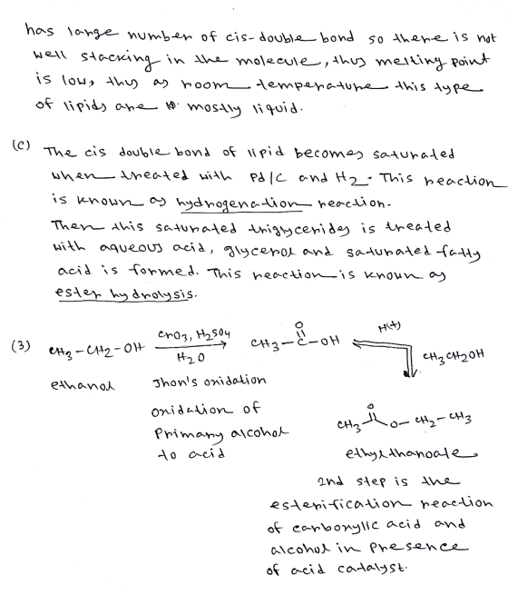 has lange number of cis-double bond so there is not well stacking in the molecule, thus melting point is low, they as room te