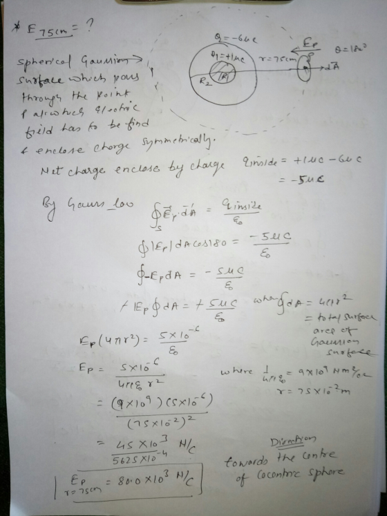 * E75cm = ? a=-bue o=18 P1 = time r=75cm R2 Ainside 5 euc - sphenicef Gannion> Surface which pous G d through the point paliw