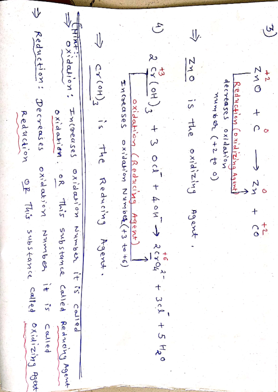 zno tc an tco LReduction (oxidizing Agent decreases oxidation number (+2 to.o). ... > zno is the oxidizing Agent , 2 cy(OH)3