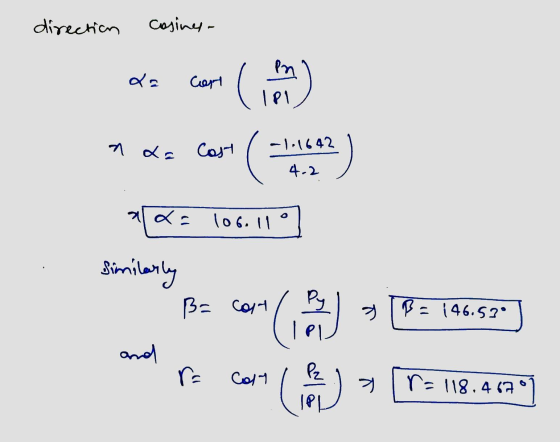 direction casines da cari ( 1 ) ada cast ( - 1162) aQs los.119 a paz com ( - [P= 106.52 and Pa com (r= 18.467} Similarly -