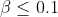 β<0.1
