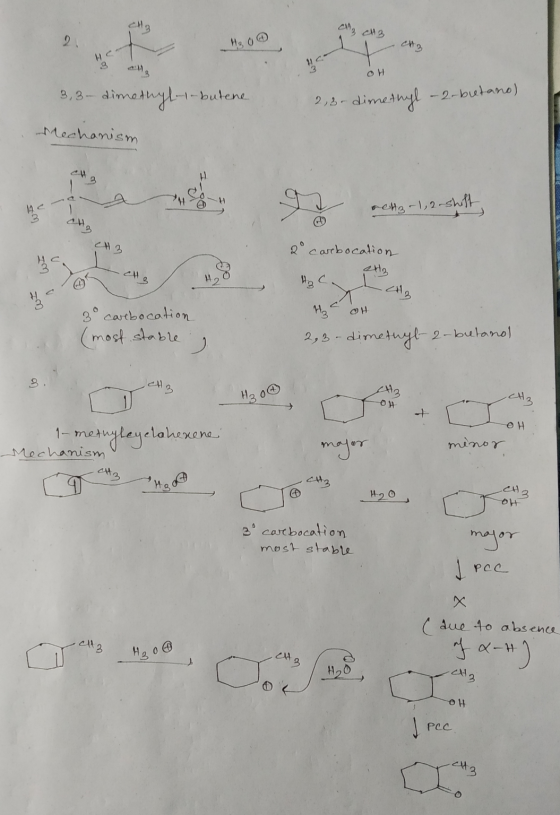 см, см 2 2 H ₂ O CH3 3 OH 3,3- ethyl 1-butene dimethyl Mechanism 2,80 dimethyl-2-butano) 9 Mc 3. • CH3-1, 2-shift CH3 2 carbo