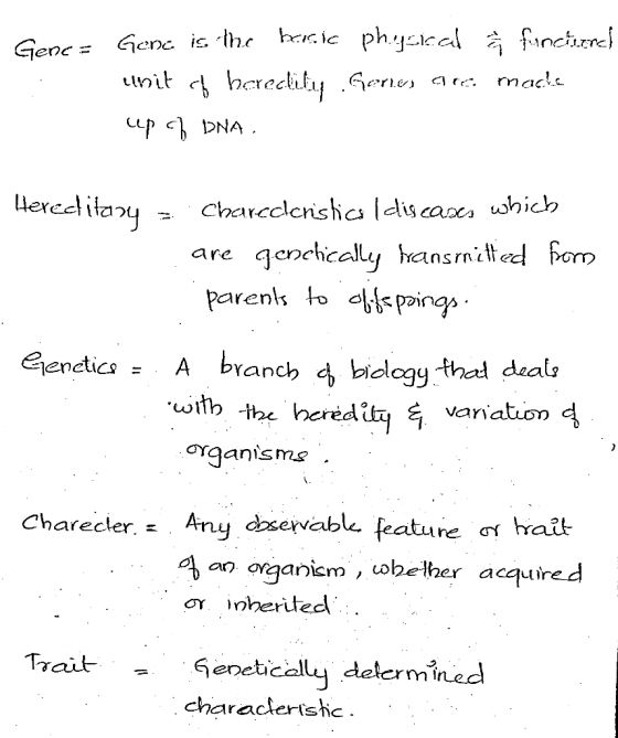 Genc is th bersic phycical à finciore Gene = unit hereckity Genes a ra made Сф с3 DNA. leredtitay Charcclenishc dis cas which