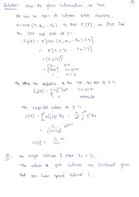 자 you an open all Sutres tetek chc asing the CDF ad PDF oY ng-tbe dointive 体.the CDF, the PDf d Y iç We expeckd value Y is 1