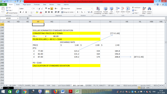 ke Microsoft Excel (Product Activation Failed) Review File Home Insert Page Layout Formulas Data View Add-Ins E AutoSum - Cut