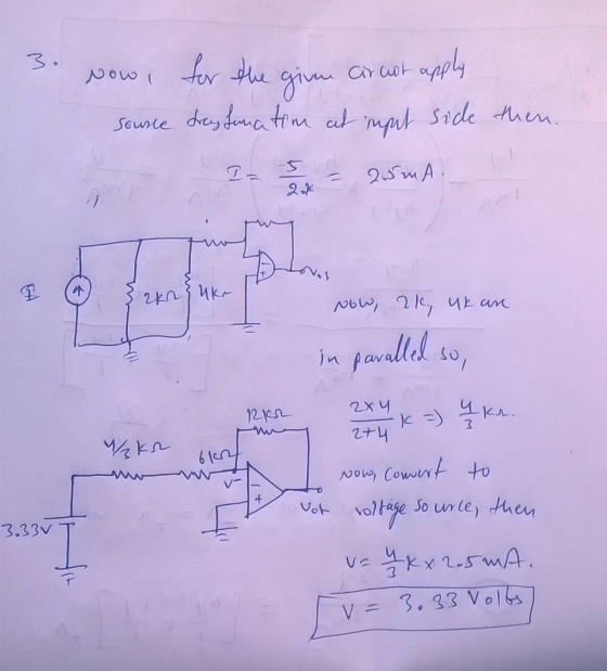 3 Sounle 2x V しつ) 1 voltige So ur le, heu 千 3.33V T V2互 1.5-