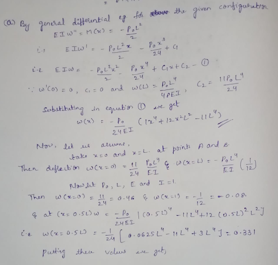 3 24 59 2 4 Substituting 2, 2 24 EI B. 24