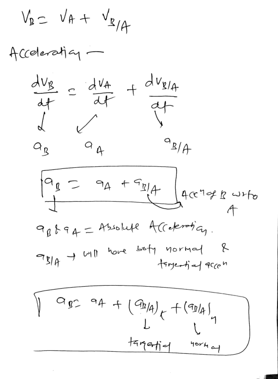 Vo = VA TUBIA Acceleration dubla dub at 므 dva at t at 으 ар, a a ABIA 9A + abla 1982 Acer of B wrto 4 99894 = Absolufe Accekro