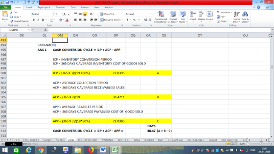 ACCOUNTS latest - Microsoft Excel (Product Activation Failed) View Add-Ins File Home Insert Page Layout Formulas Data Review