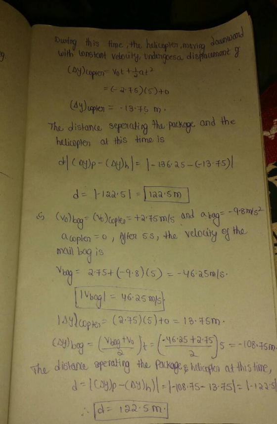 Duwling th is time thu halitcaptmi dlo ownu Tha, distante seperatig ha packege and the htlicopten at tis time is mil bog is (