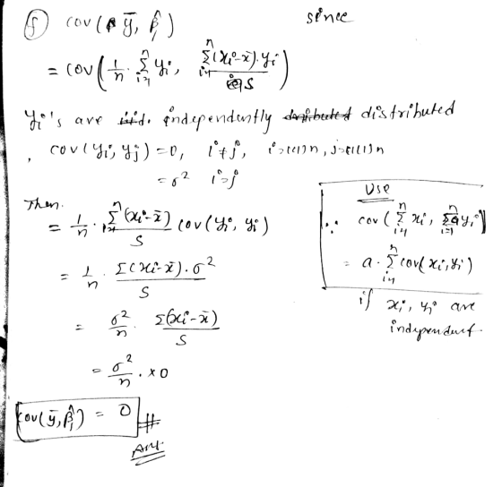 since | 0 courag, 6) = coutti ) Jios are hide independently dapibus distributed conly, y) =0, lits, lawn, joilla use Then -