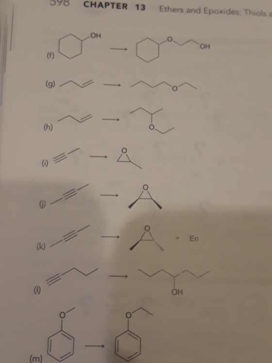 CHAPTER 13 Ethers and Epoxides, Thiols - Å 0-=- + En OH