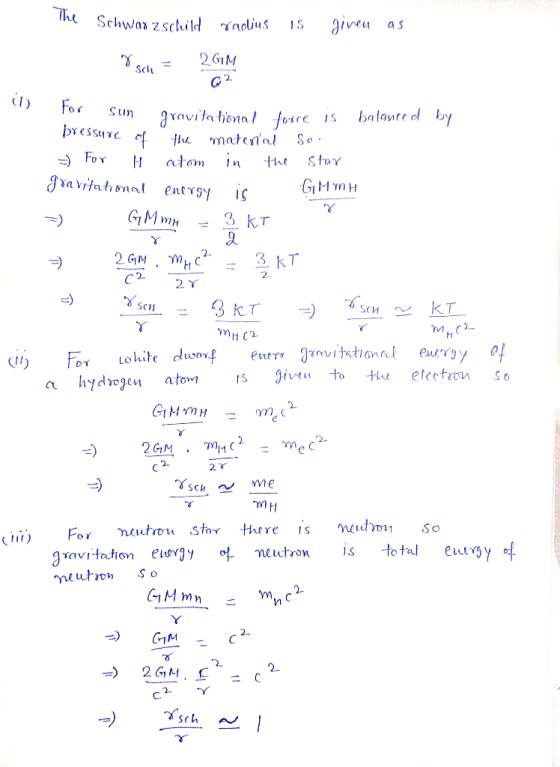 Schwai zscild <adius 15 )iven as Scl oYSu avi fa iona ScnKT Lolite dlwnr drogen atom S giv e etectou Se a 2 2γ 1Mm C.