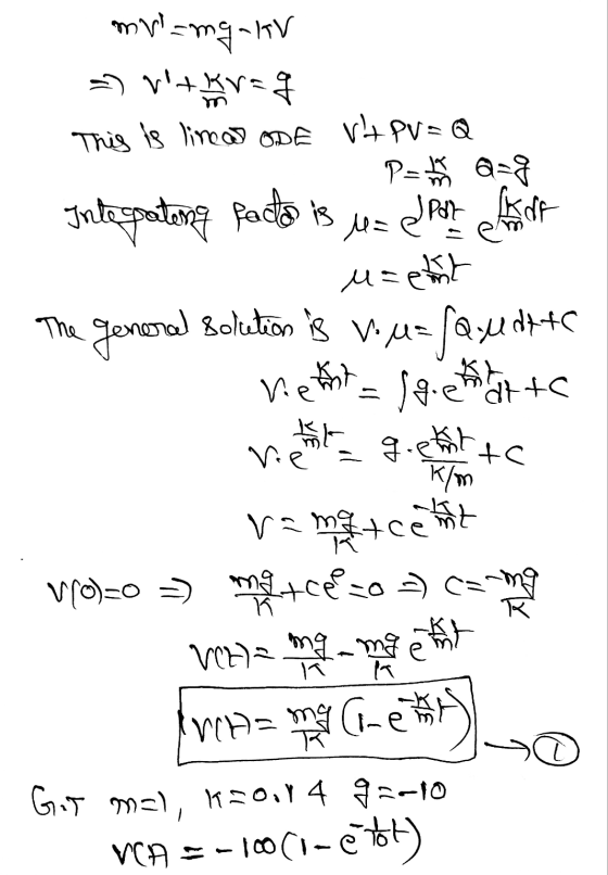 mvi=mgaltv » Vitrag This is lineas ODE V+ PV=Q Paha az Interpating factor is u= el Port Art u=en The general Batution is V. u