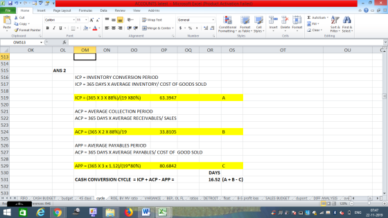 ACCOUNTS latest - Microsoft Excel (Product Activation Failed) View Add-Ins File Home Insert Page Layout Formulas Data Review