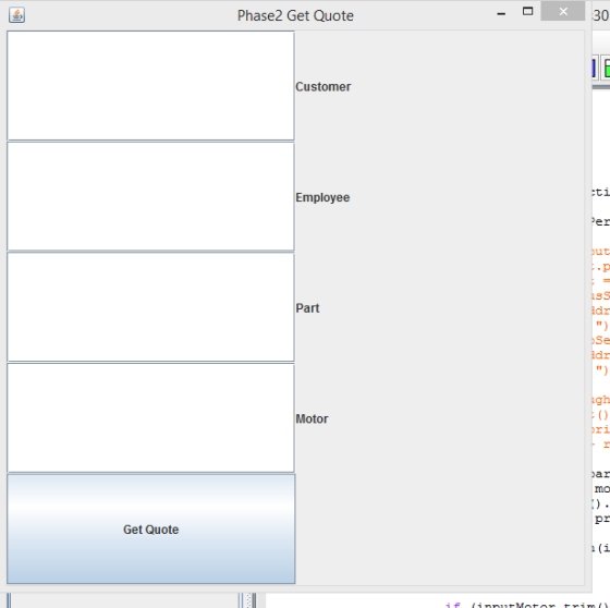 I need help with the get quote sql that is all Bui