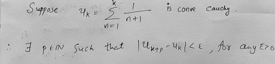 k Suppose 4k = 9 is conve cauchy ntl v=1 PEIN Such that Uptp - Ykke for Ero any