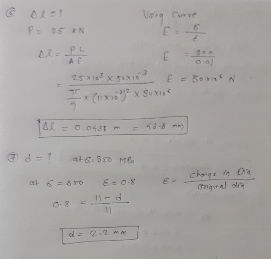 Using Curre ES P= 25 KN 800 25x10w x Toxio E = 30x100 N IX (11810 32 x Boxior Al = 0.0438 m = 43.8 mm d = ? at 6=350 MPa at 6