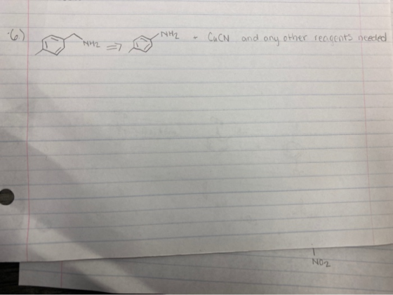 other reagents needed NH2 CuCN and ony ND2