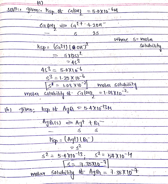 -- -692_ _30144:? givent kapot Calond_=5.0X10 OM Solubility. . Caphy z įq?:+2015 To 25 where s= molar : :kspz (921) (01)? =
