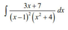 Зr +7 (x-1)*(x? +4)