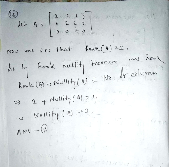 36 3 2 lat A 2 2 2 2 faukC4) 22 See that Now thearrem nul drealumn No Rank (ANuuty(AJ Nutlity (A)2 2ナ Nullity AJ 2, ANS 252